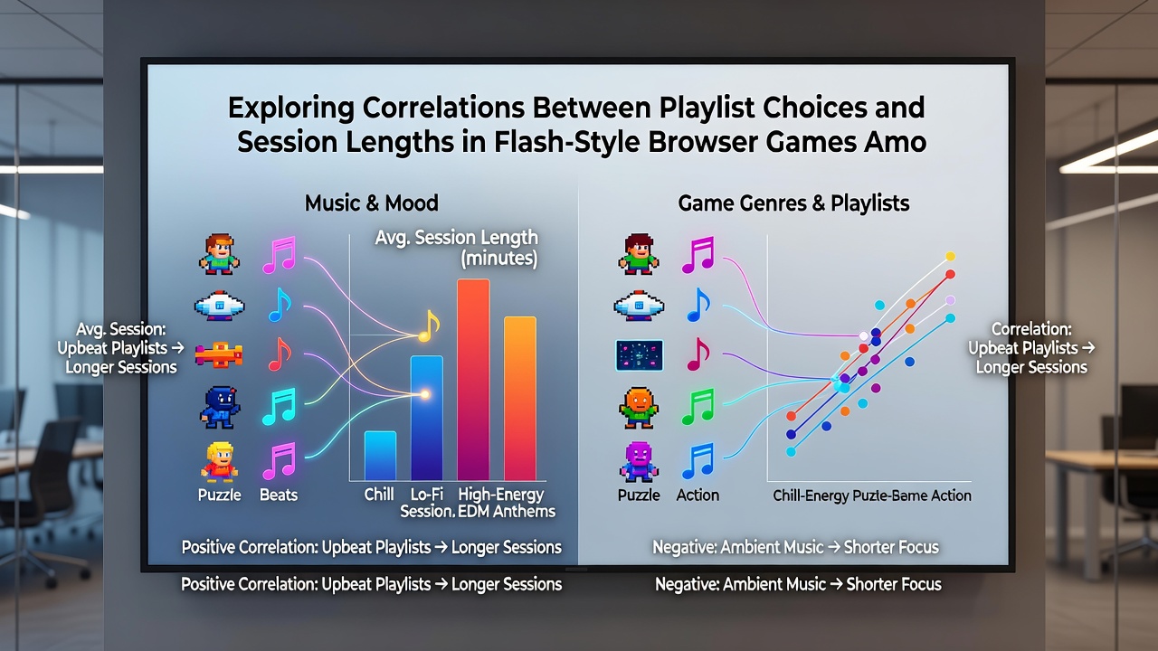 Data visualization showing playlist energy levels versus game session durations for night shift workers